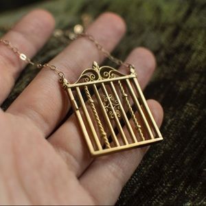 The Garden Gate Necklace - BRONZE option